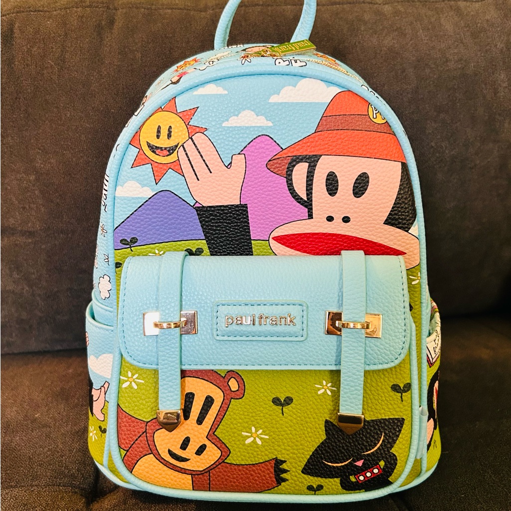 Brand New With Tags Wandapop Paul Frank Monkey Mini Backpack